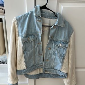 Maje Denim Cotton Jacket